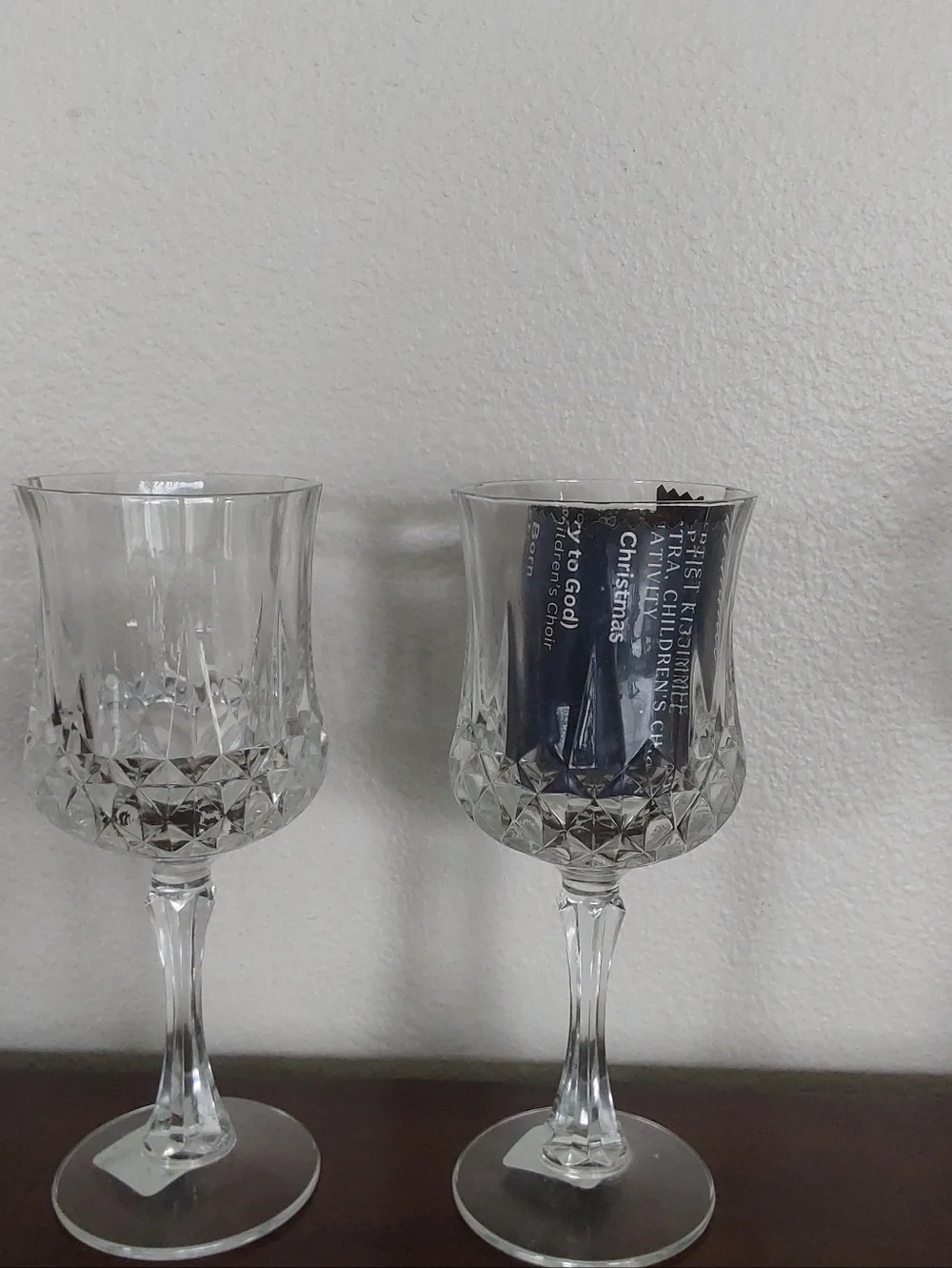 Cristal D'Arques‎ Double Wall Crystal Wine Goblets - 8 Oz